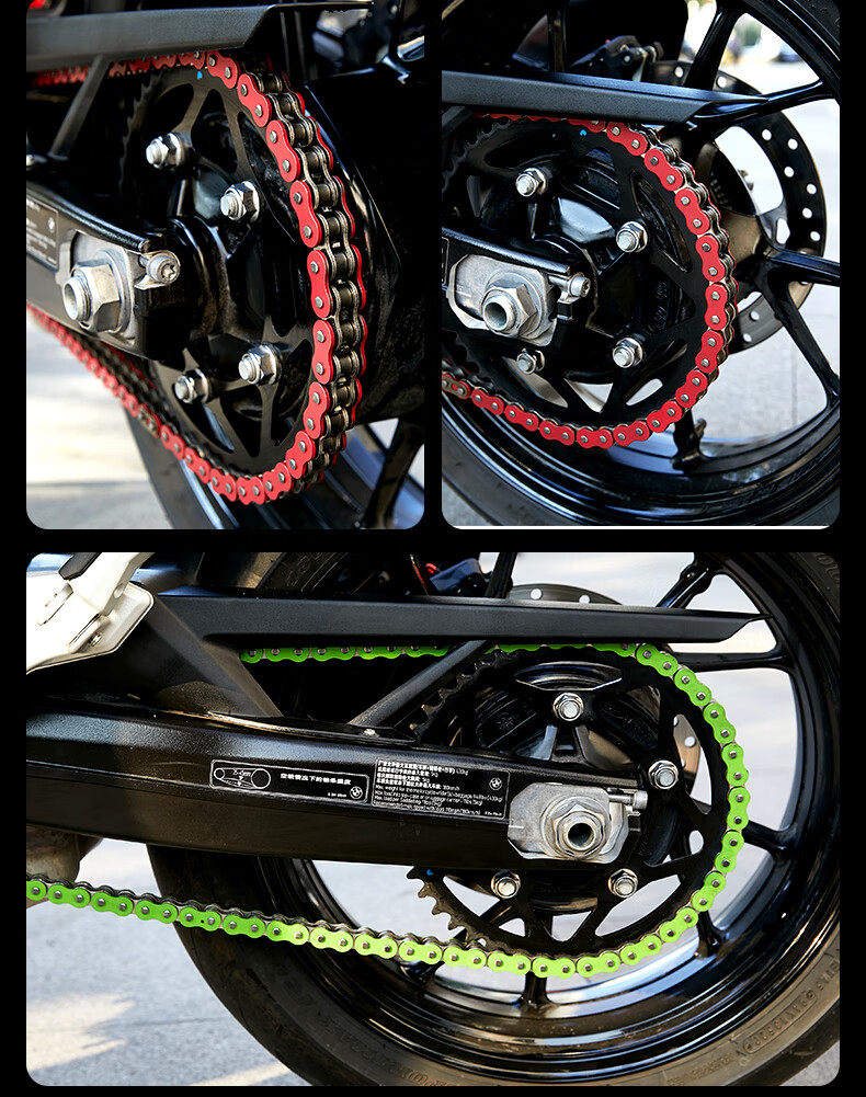 适用凯越321r幼狮250无极300rr豪n19飞鹰r25魅影255s油封链条 凯越321