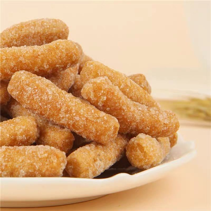 糯米酥老式江米条小吃葱花兰花根麻花油索味糯米酥条江米条代餐糯米酥