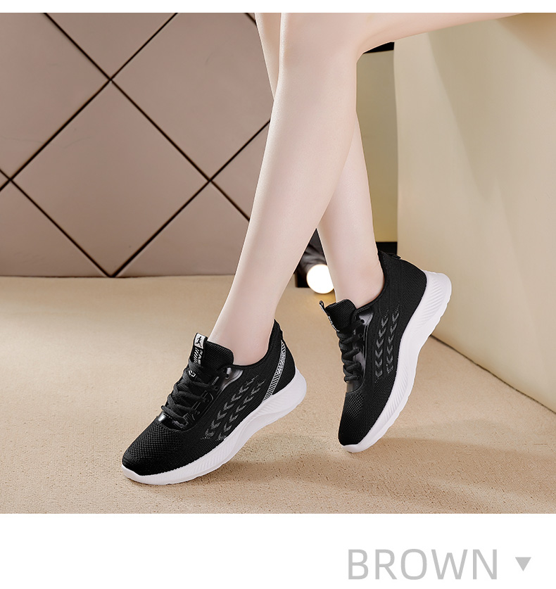 支持国货安踏便网面跑步鞋女夏季新款女鞋透气小白鞋飞织单鞋平底