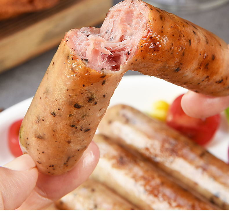 吉野物语60g鸡肉肠解馋零食速食新鲜食品开袋即食脆骨肠奥尔良6原味6