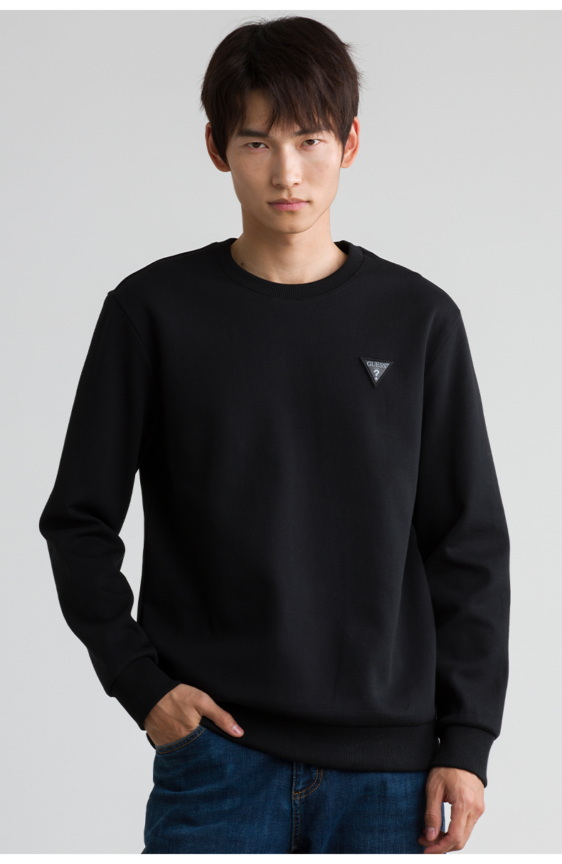 秋冬男倒三角logo休闲卫衣-ml3k8440k mgy-灰色 xl【图片 价格 品牌