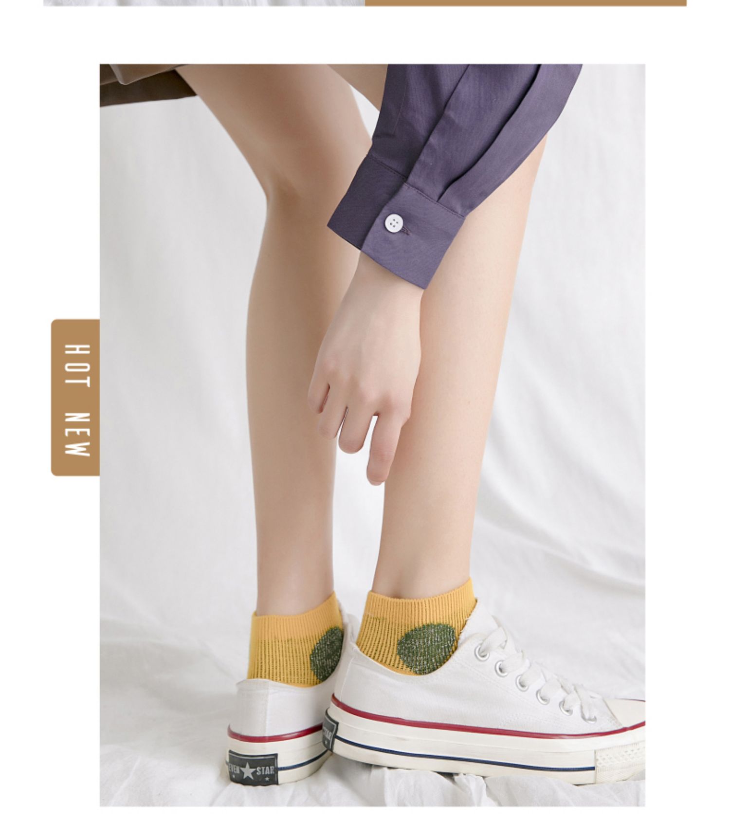 南极人袜子女ins潮短筒袜日系夏天可爱软妹春夏季薄款女士透气短款