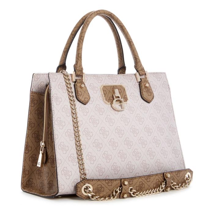 盖尔斯guess女包手提包alisa链条单肩斜挎公文包拉链通勤休闲12423783