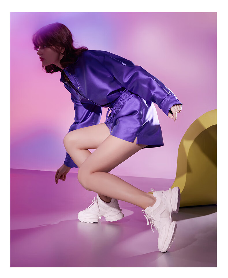 73Hours Celebrity-Inspired Women's Shoes, Yeyi Milk Jelly New Thick-Soled Heightening Sports Casual Dad Shoes for Wome 13