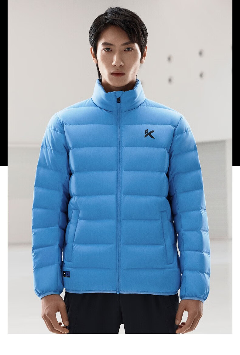 安踏kt汤普森系列男子羽绒服2022秋冬新款防泼水保暖羽绒上衣外套官方