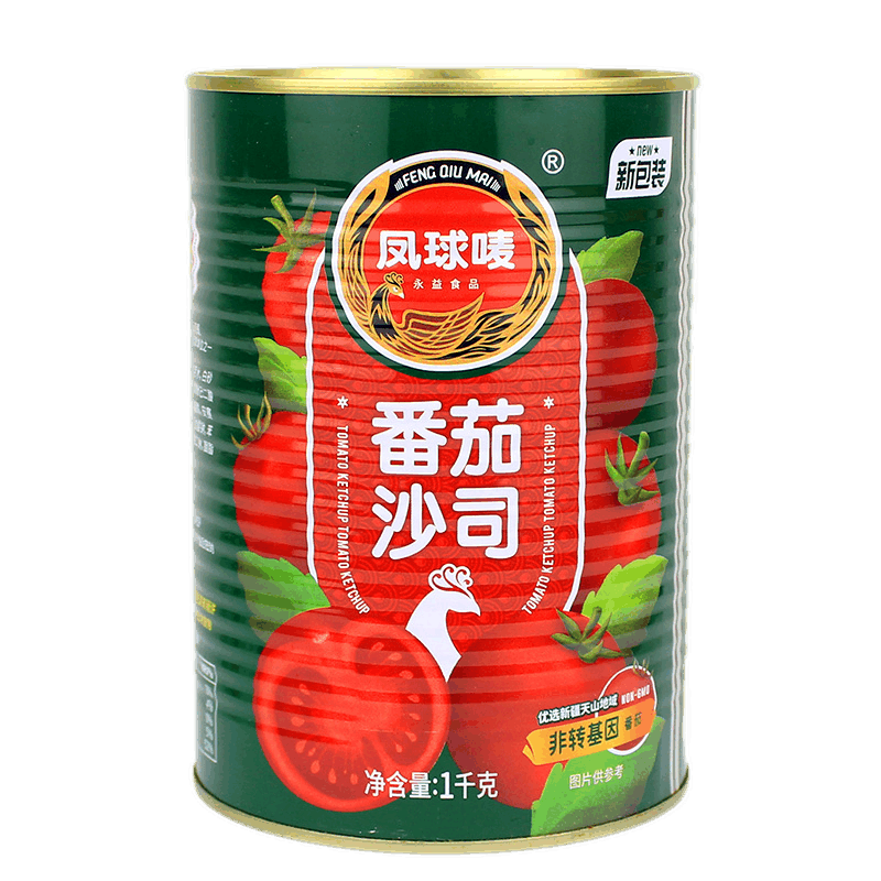 凤球唛番茄沙司850g1kg3kg勾芡糖醋鱼罗宋汤调味番茄酱披萨薯条1kg1瓶