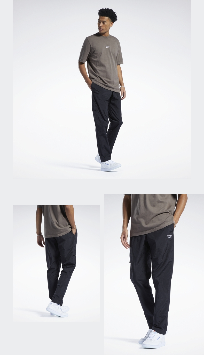 reebok锐步官方2022夏季新款男子hm9233休闲透气宽松运动裤hm9233axs