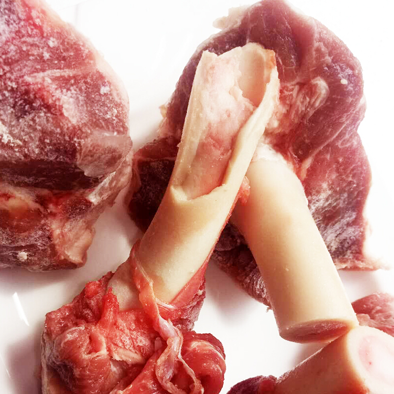 羊骨头绵羊后腿骨熬汤吸骨髓煲汤棒骨食材新鲜羊汤骨6斤