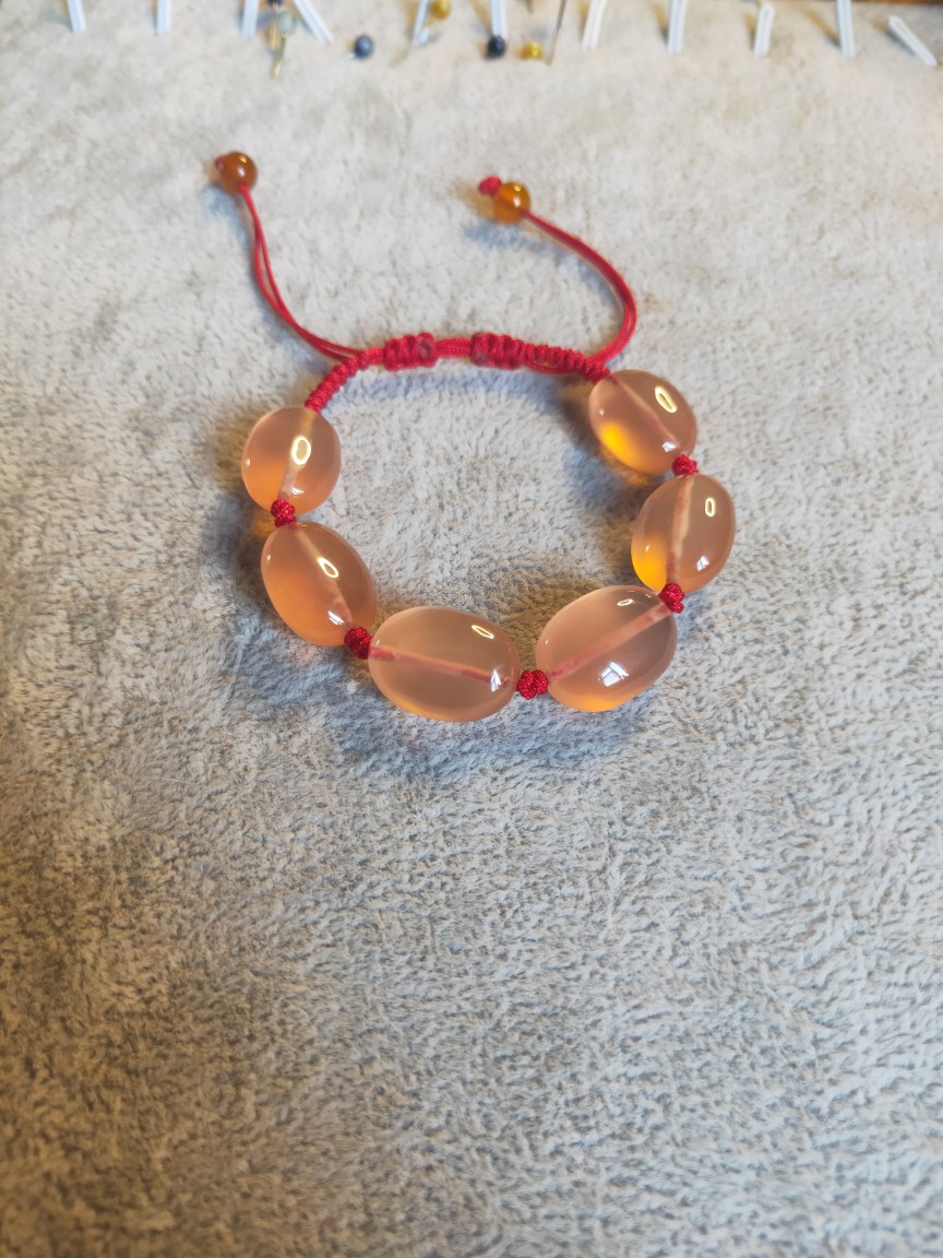 青鱼石手串 野生青鱼石宝宝百日礼本命年礼物 9颗手链【图片 价格