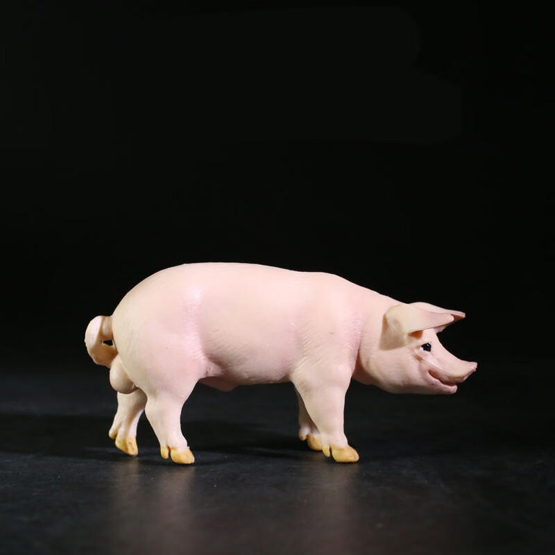 实心仿真小猪家猪老母猪家畜模型玩具套装摆件儿童猪年动物礼物猪一家