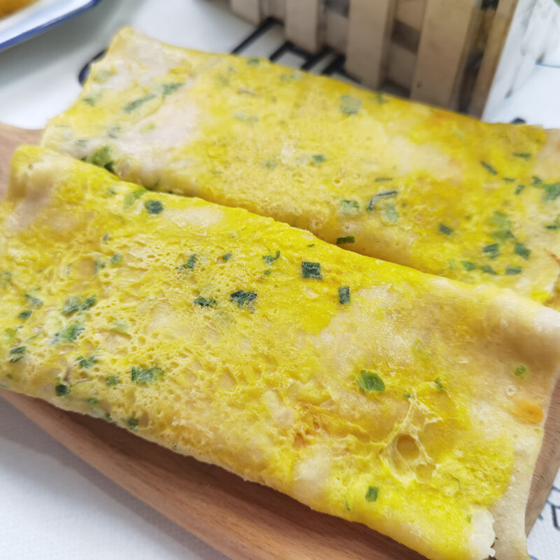 速食早餐肉松鸡蛋饼140g*5袋微波加热即食煎饼方便早点速冻面食品