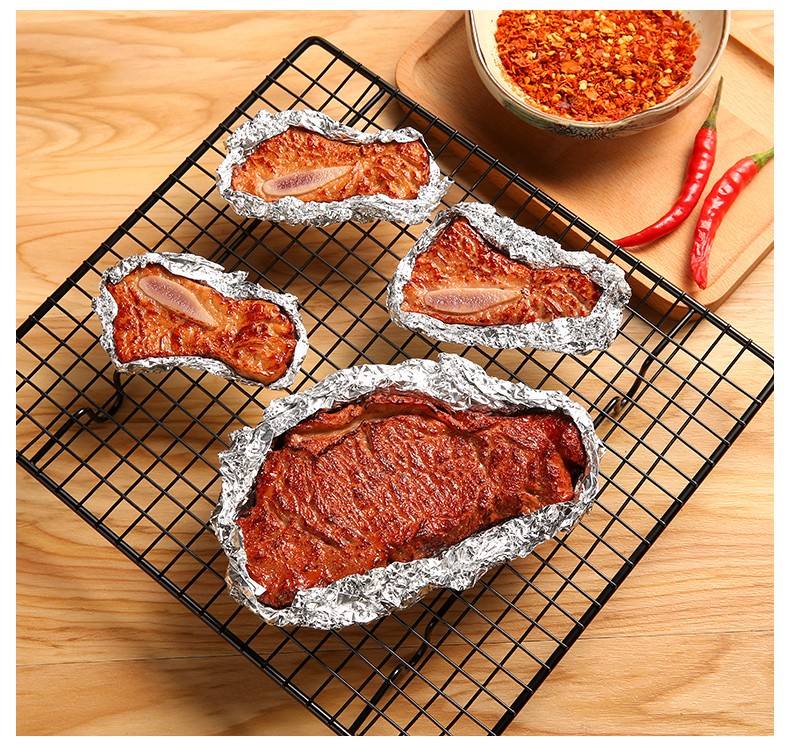 徽霍加厚烘焙工具烤肉烧烤锡纸烧烤家用烤盘锡箔纸烤箱锡纸铝箔纸10米