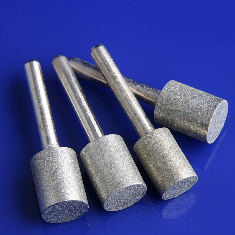 金钢砂磨头金刚砂磨头金刚石金刚砂轮打磨头t形翡翠玉石原石去皮抛光