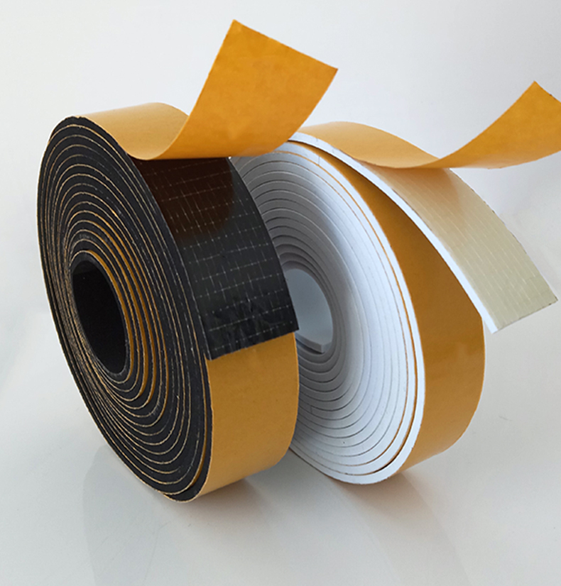 cr海绵胶带条阻燃耐高温自粘密封条氯丁发泡高密度汽车泡棉150mm宽35