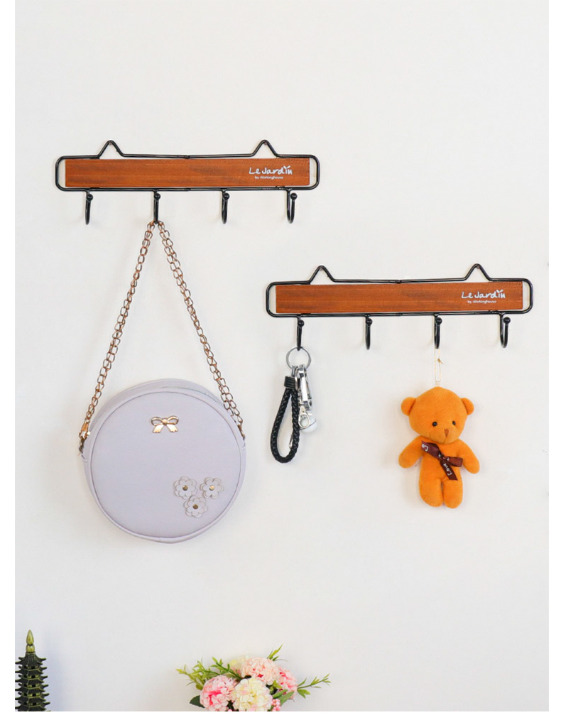 理沙星树玄关装饰挂钩入户进门口钥匙挂架铁艺创意装饰挂衣钩壁挂墙壁