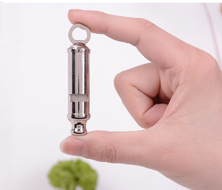 口哨大音量 超大音量金属不锈钢圆形户外探险求生铁口哨裁判防身专用