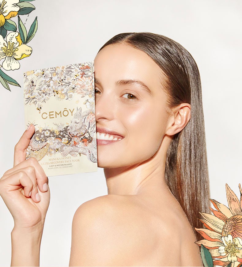 【官方旗舰】cemoy澳诗茉麦卢卡蜂蜜修护精粹澳秘贴片面膜补水保湿女