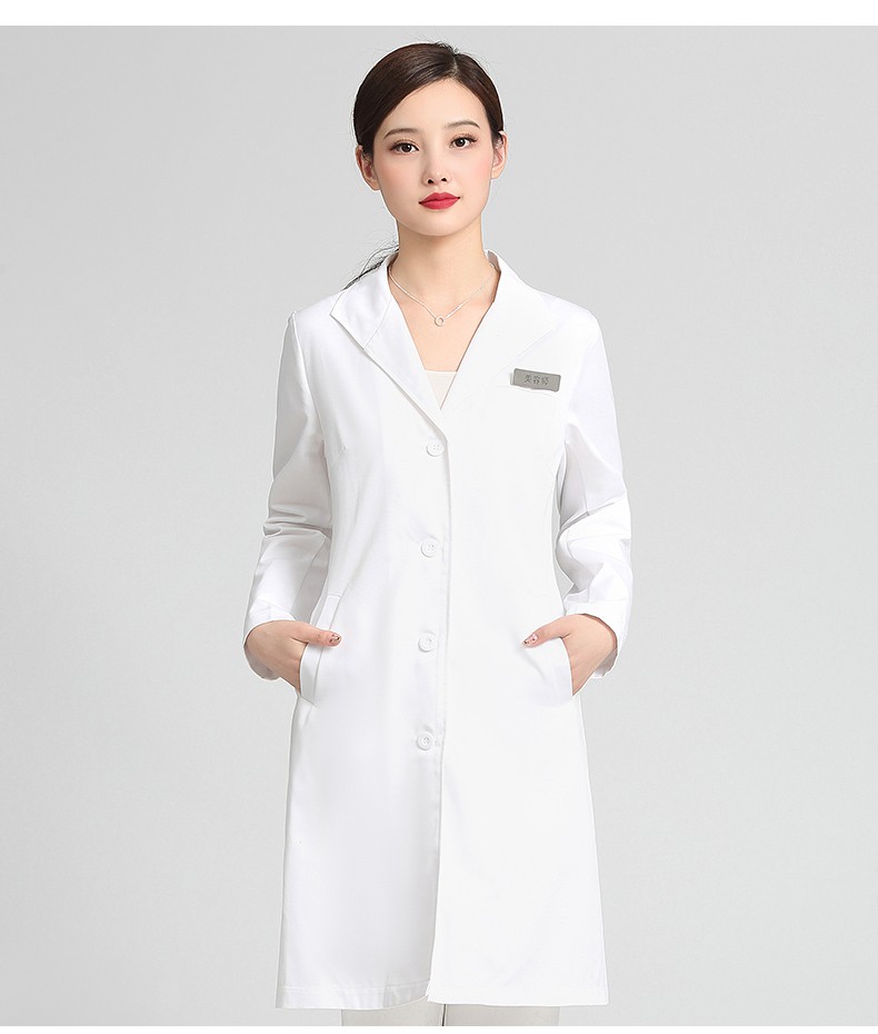 舒弗星白大褂长袖美容院美容师工作服女秋冬牙医整形医院护士服服装