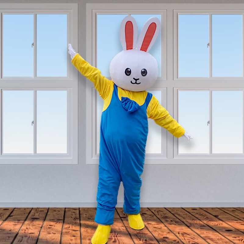 新年兔八哥财神爷卡通行走人偶服装成人穿财神玩偶服装衣服广告宣传