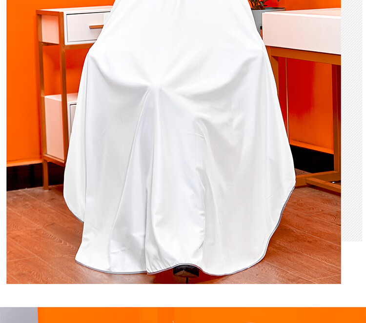 理发围巾家用 理发店剪头发不沾发家用发廊专用加长180理发美发围布