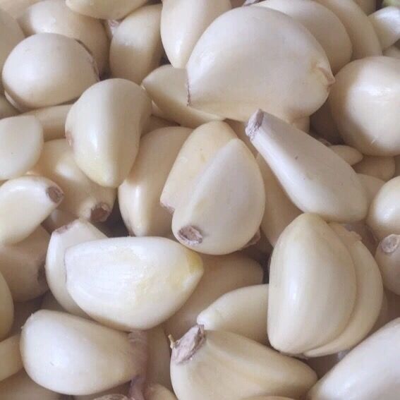 剥皮蒜剥好的干大蒜头紫皮扒皮蒜手工去皮蒜米脱皮蒜瓣蒜籽3斤家庭装