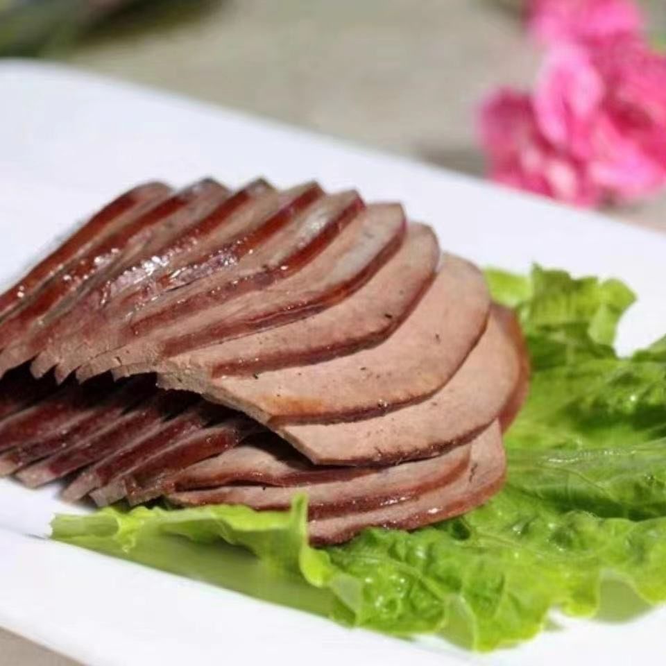 5斤全熟即食羊肝4斤卤羊肝3斤零食下酒菜2斤羊杂养眼1斤清真半斤 5斤