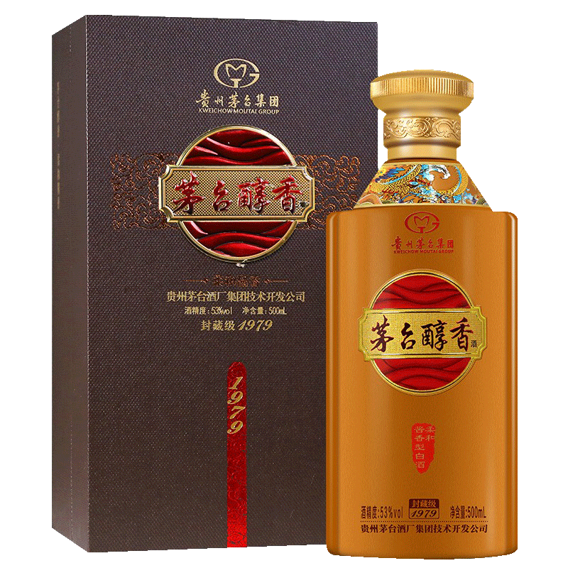 贵州茅台酒厂集团 茅台醇香 封藏级 白酒 收藏自饮礼品酒 53度酱香型