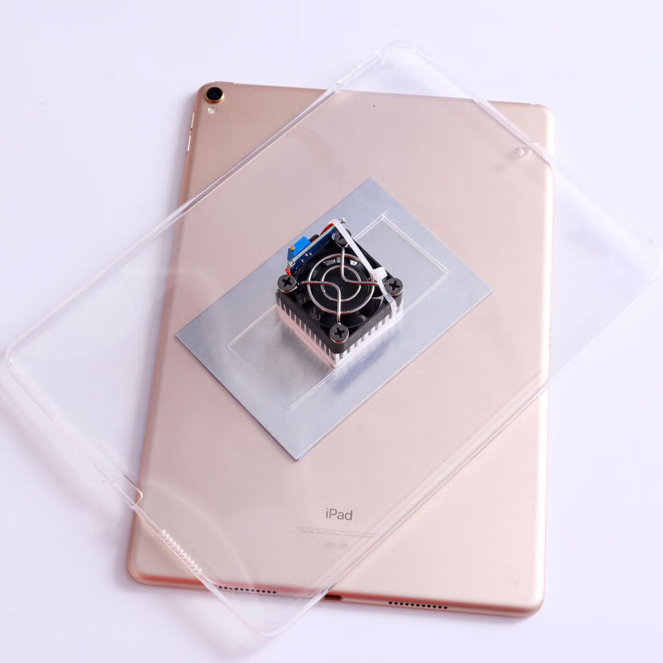 黑羊先生ipad散热器半导体12703大面积铝片散热手机ipad平板电脑散热