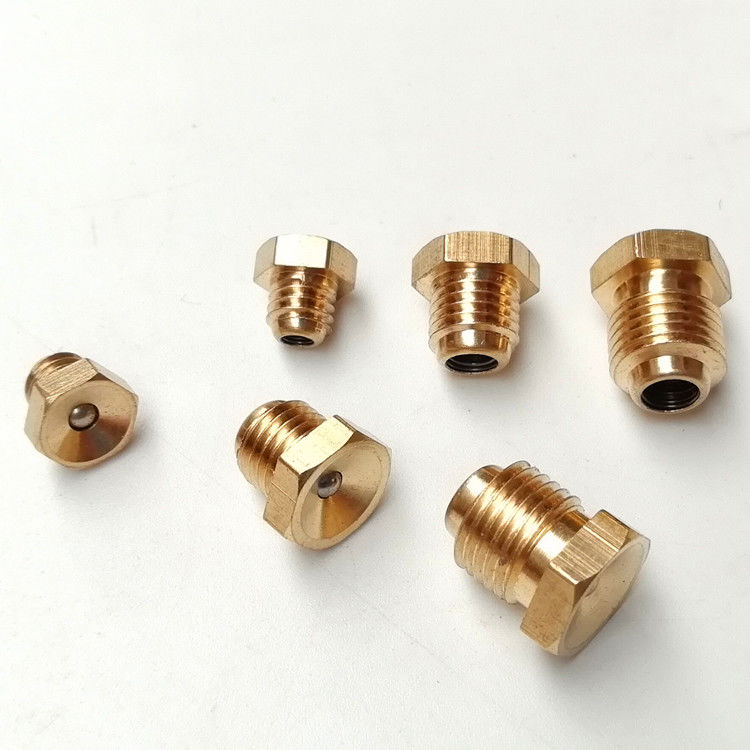 定制适用收割机纯铜黄油嘴漏斗式油嘴凹式加油咀平头油杯黄油枪头牛