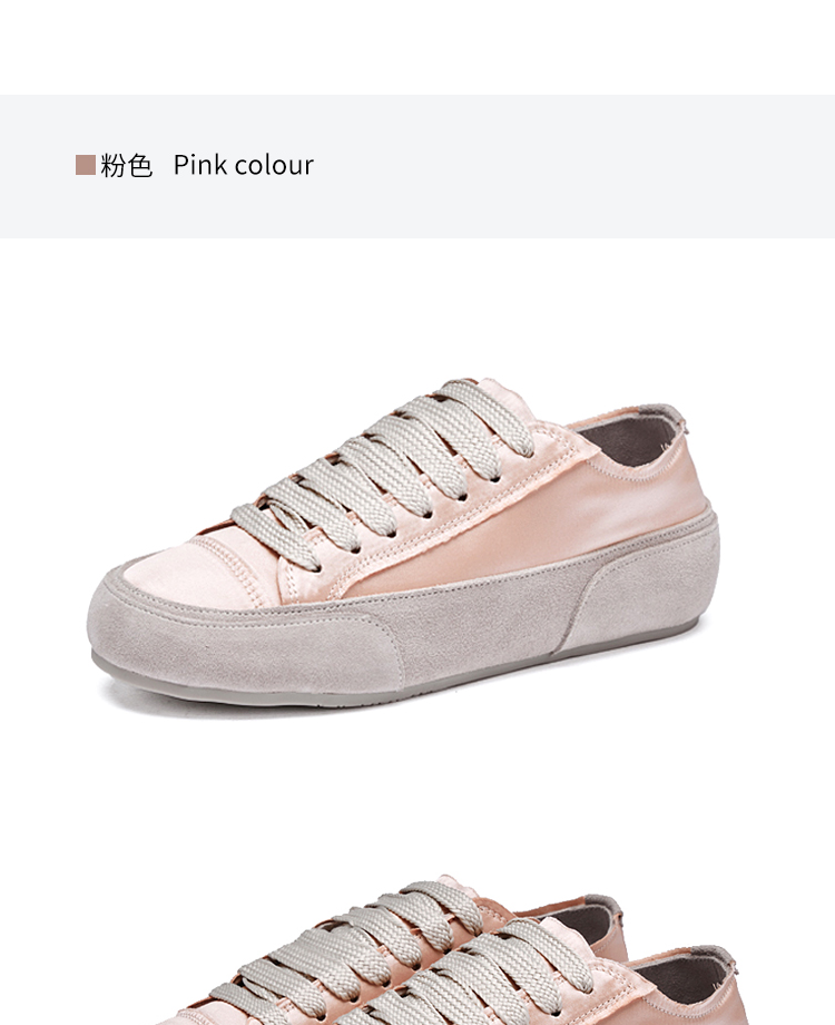 zsbella赛斯贝拉西班牙绸缎鞋2022春季新款真丝女鞋休闲板鞋21212058