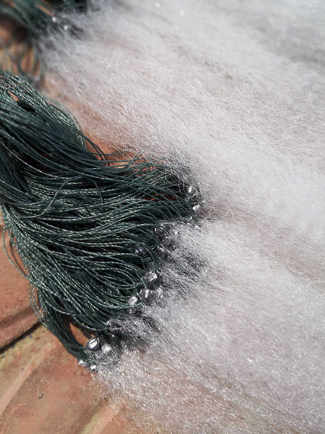 捕鱼网两米沉网挂子单层8分半指丝网白条鱼网25指捉鱼网沾鱼网渔网粘