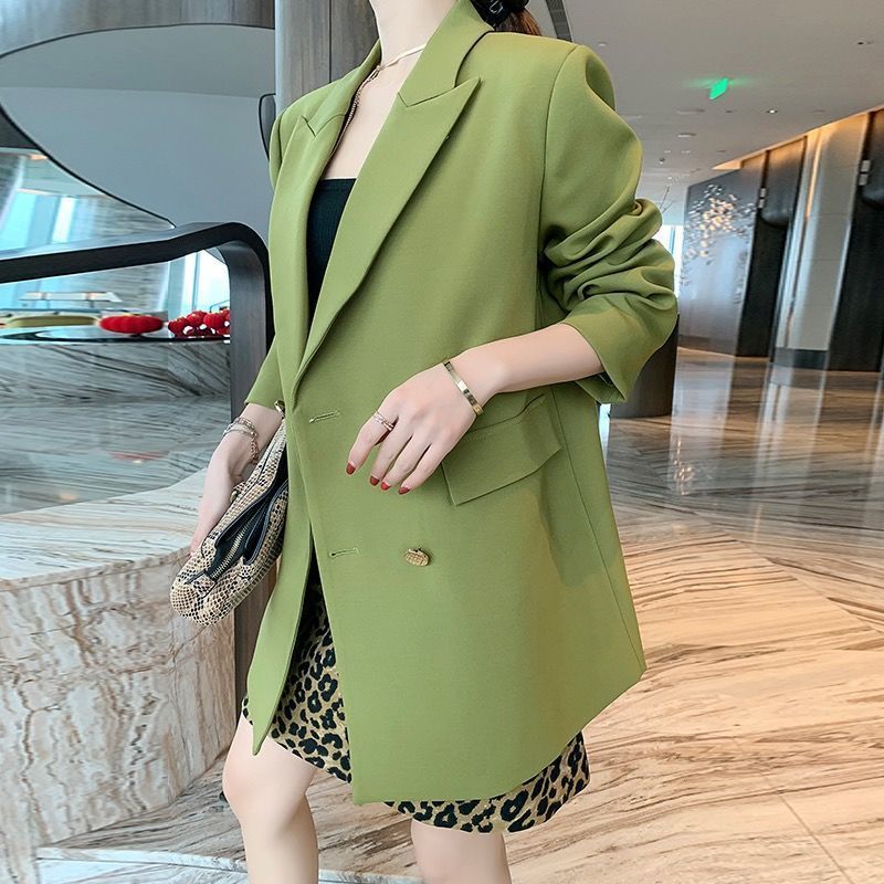 席缤2022春秋新款西装女外套网红范炸街感小众西服上衣潮新款百搭气质