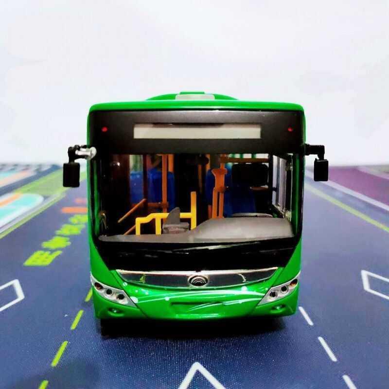 42宇通客车合金车模客车模型 zk6125chevpg混动公交巴士仿真车玩具