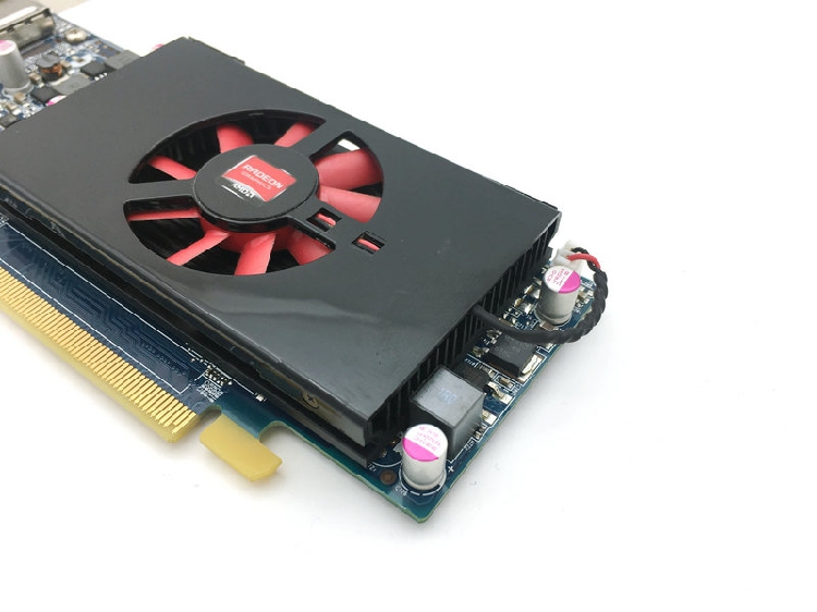 适用品牌amd hd7570 1g显卡 ddr5显存半高显卡小机箱刀卡游戏显卡 1gb