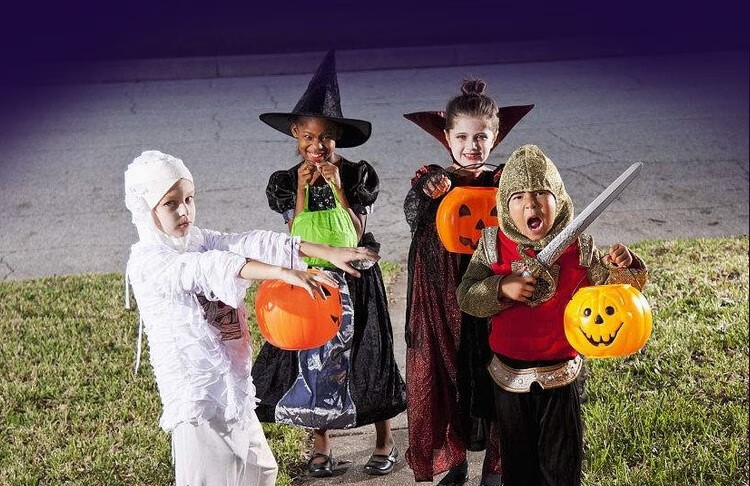 万圣节要糖袋 万圣节儿童南瓜灯笼糖果桶讨糖袋手提篮装饰品鬼灯幼儿