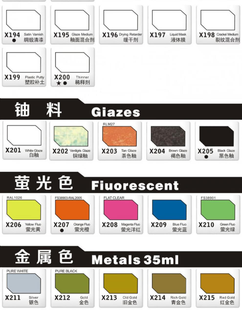 田宫俊作星影环保水性漆高达军模粘土手涂漆x121144基础色x135米黄褐