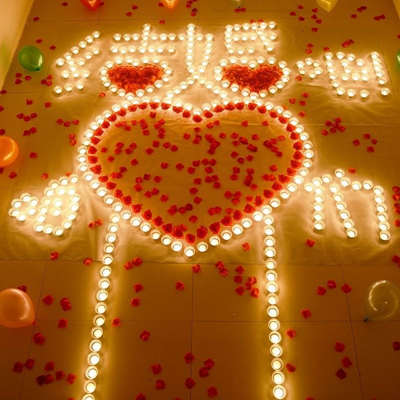 辞轩电子蜡烛供佛灯蜡浪漫led生日表白求婚庆摆图七夕情人节舞台装饰