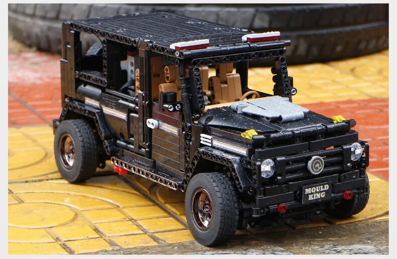 乐高(lego)巨大型高难度乐高大g奔驰越野汽车积木拼装儿童男孩玩具