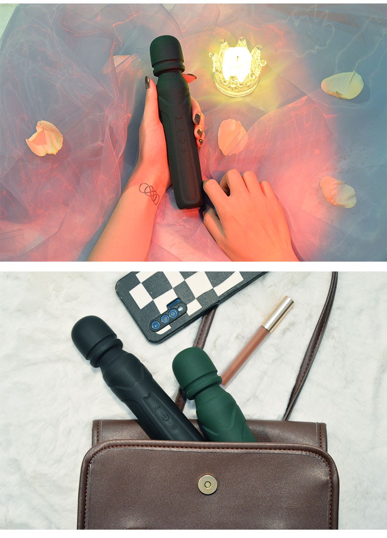 极乐棒超强震动棒女秒潮振动棒女性自慰器av棒情趣用品制墨绿色强力