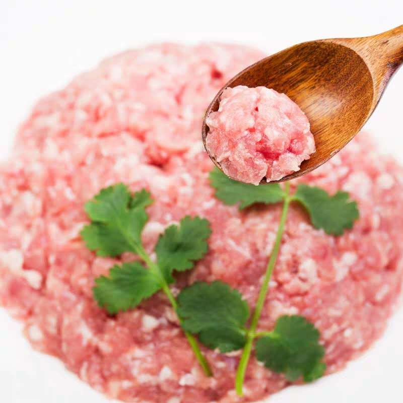 猪肉新鲜五花肉馅土猪肉馅饺子馅农家散养肥猪肉馅丸子馅肉泥新鲜3斤