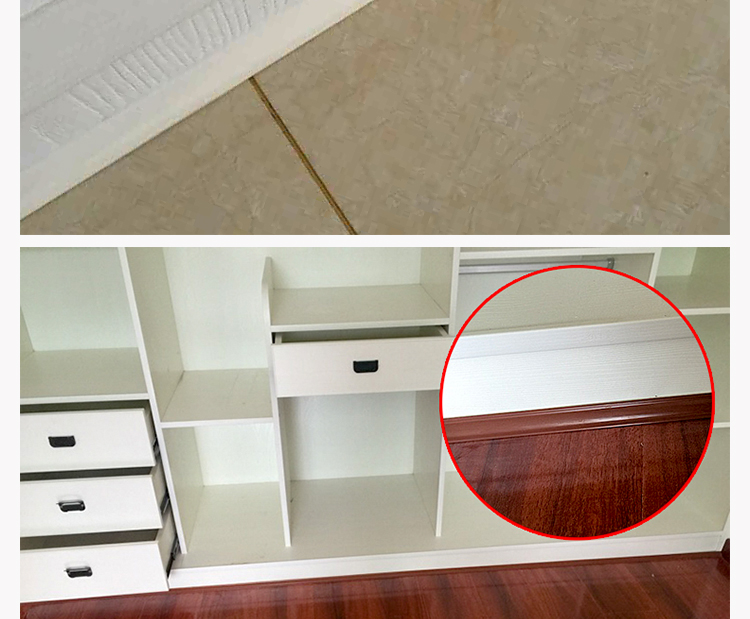 pvc阴角条木地板压条收边条 阴角墙角衣柜三角压边收口封边条内角