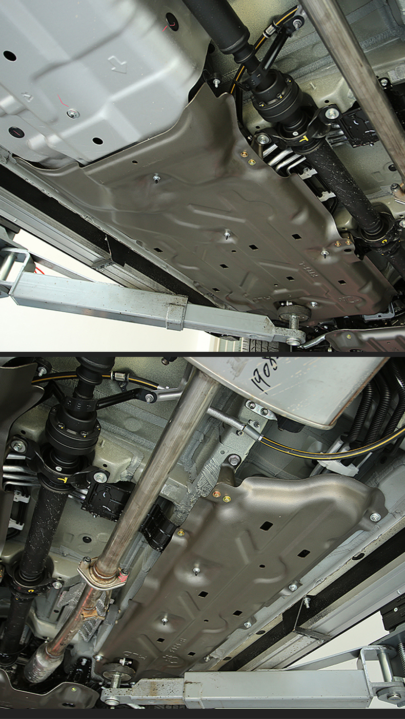 适用于1522丰田汉兰达皇冠陆放发动机油底壳保护板发动机下护板改装