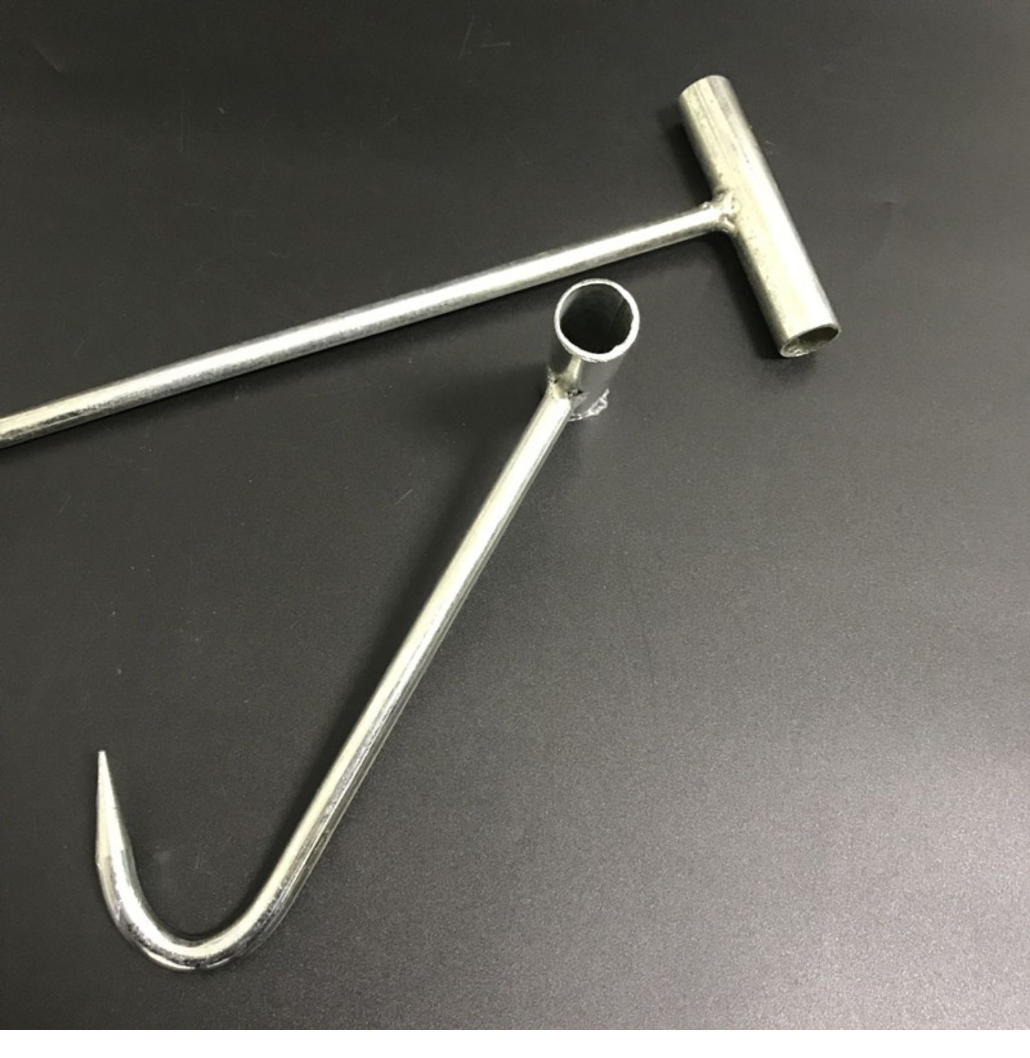 井盖拉勾开下水道水泥物业拉杆卷帘门拉货手钩t型丁字肉钩钩篮子小号