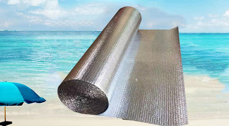 屋顶隔热膜阳光房楼顶遮阳铝箔气泡膜彩钢瓦厂房大棚遮挡防晒反光保温