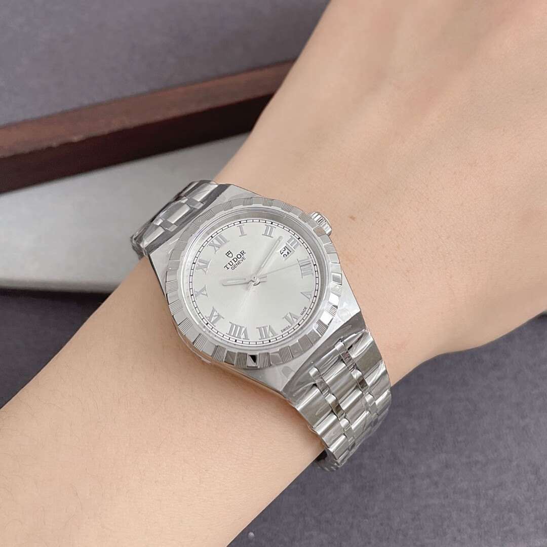 瑞士帝舵tudor手表皇家系列时尚气质防水自动机械女表m283000001钢带