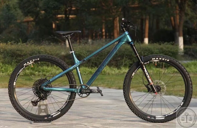 2022新款卜威529td300s铝合金山地越野自行车架大街车dj土坡硬尾amtx