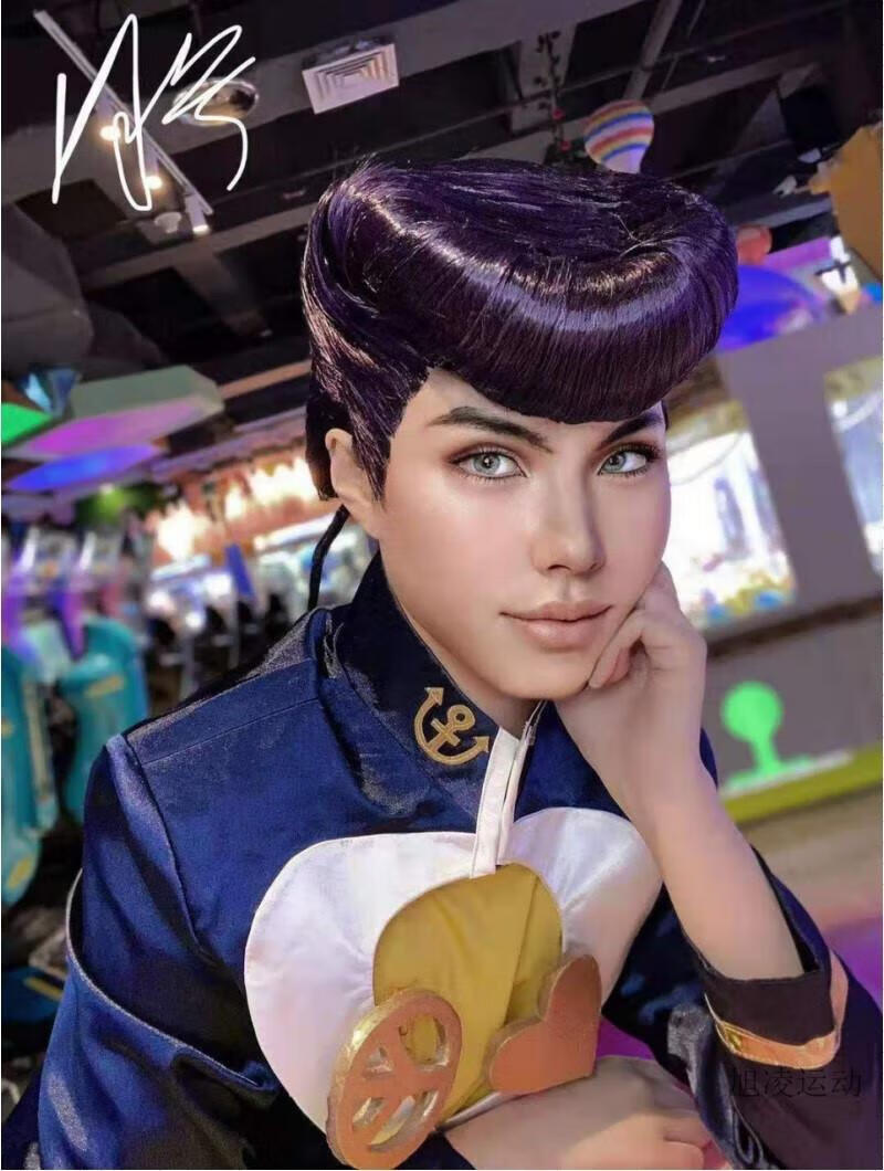 jojo的奇妙冒险cos服 东方仗助cosplay服装jojo的奇妙冒险cos定做型与