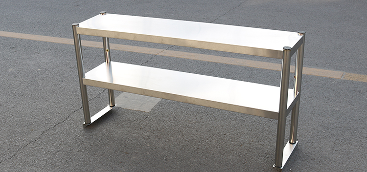 不锈钢桌上立架置物架厨房奶茶店工作台操作台面立架子长180宽30高70