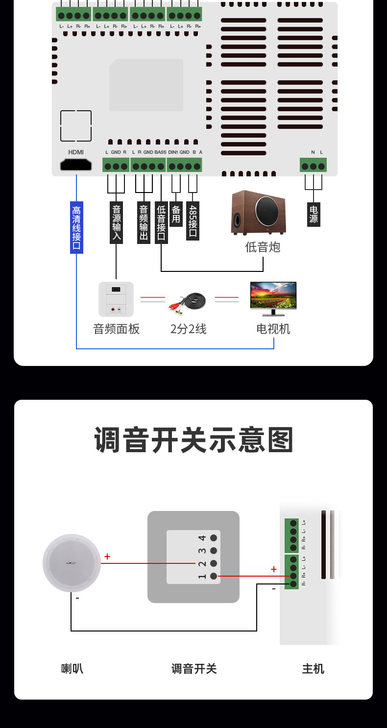 先科音响家用客厅环绕连电视背景音乐吸顶吊顶音箱蓝牙嵌入式天花喇叭