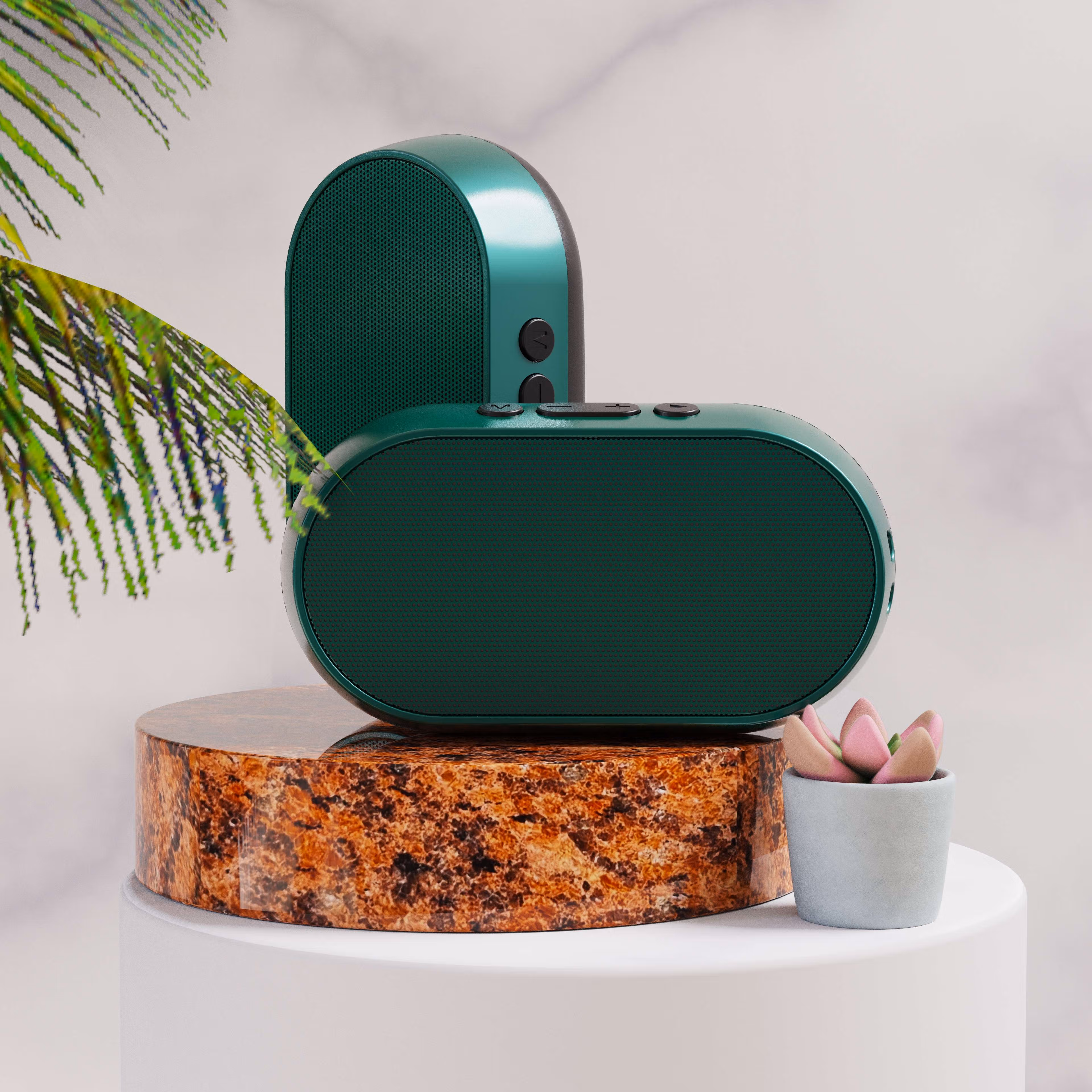 奇声 手提蓝牙音响家用户外播放广场舞大功率便携插卡蓝牙音箱 蓝色